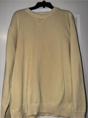 Men’s yellow breakwater sweater